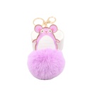 Crossborder mouse fur ball keychain hot selling mouse plush bag accessories small gift pendant in Europe and Americapicture10