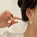 s925 Silbernadel Design unregelmige Ohrringe Temperament Nische MikroIntarsien Zirkon Ohrringe Persnlichkeit AllMatchAcrylKupferOhrringepicture12