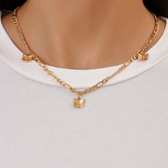 Japanese and Korean sweet fashion street style butterfly pendant clavicle chain