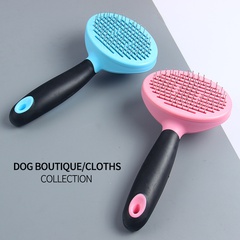 pet comb stainless steel needle comb dog hair brush dog grooming hair removal comb open knot comb supplies wholesale