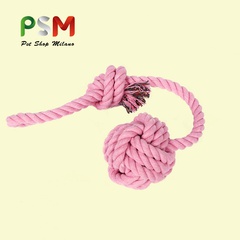 dog toy Teddy bite resistant dog ball dog bite cotton rope knot cat toy pet toy supplies cotton ball