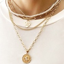 Japan and South Korea Sweet Fashion Personality Angel Heart Pendant Multilayer Imitation Pearl Female Necklacepicture6