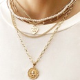Japan and South Korea Sweet Fashion Personality Angel Heart Pendant Multilayer Imitation Pearl Female Necklacepicture7