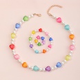 Heart Color Rice Bead Necklace Bracelet Ring Setpicture11