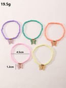 Ensemble de bracelets de perles de riz papillon colorpicture12