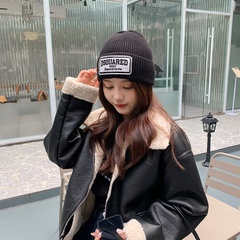 Korean version of the trendy fashion woolen hat for warm and cold all-match personality knitted hat Japanese autumn and winter new hat