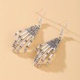 Creative Halloween theme earrings exaggerated horror ghost skull palm earringspicture10