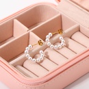 fashion pearl earrings stainless steel metal ladies personality popular earrings jewelrypicture15