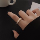 Korean Style Design Niche Zircon Ring Female Cold Style Personality Fashionable Index Finger Ring Open Adjustable MicroInlaid Ringpicture15