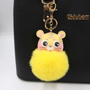 Boutique Cute Cartoon Tiger Fur Ball Keychain Handbag Pendant Tiger Year Car Plush Pendant Activity Small Giftpicture14