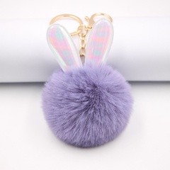 Kreative Symphonie Nette Kaninchenohren Plüsch Anhänger Kleines Geschenk Schlüsselbund Brieftasche Tasche Auto Ornamente