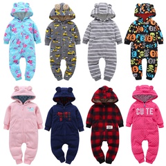 vêtements pour bébés à manches longues en molleton vêtements pour bébés barboteuse multicolore printemps chaud et automne vêtements pour barboteuses pour bébés