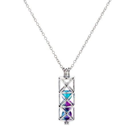 nouvelle perle cage pendentif collier personnalité simple bijoux en gros NHDB439838's discount tags