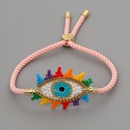Bohemian ethnic style devils eyes Miyuki rice beads rainbow beaded bracelet femalepicture12