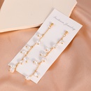 Koreanische neue Perlenohrringe einfache lange Quastenohrringepicture11