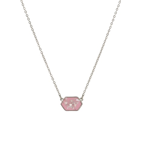 simple petit collier pendentif frais de 26 lettres chaîne de clavicule en diamant coquillage blanc pur NHDB439828's discount tags