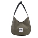 Autumn and winter largecapacity bag 2021 new female bag canvas bag shoulder armpit bagpicture18