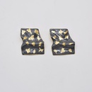 exaggerated metal folds gold foil irregular earrings S925 silver needle trendy personality geometric earringspicture11