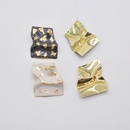 exaggerated metal folds gold foil irregular earrings S925 silver needle trendy personality geometric earringspicture13