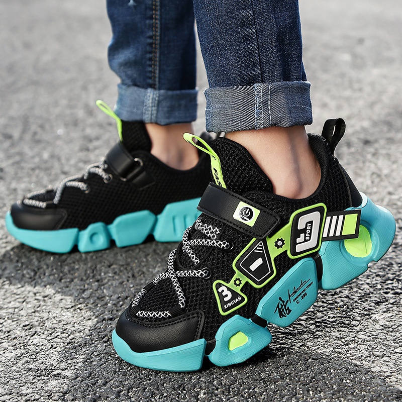 spring and autumn childrens shoes mesh sneakers Korean version of lightweight shoes