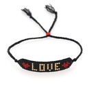 Miyuki rice bead woven LOVE letter bracelet Bohemia Indian style handmade beaded love braceletpicture12