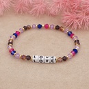 Lettre de style europen et amricain bijoux de mode couleur correspondant bracelet en cristal color en grospicture9