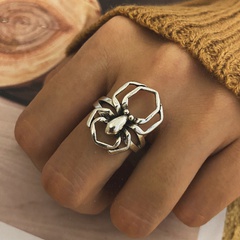 Creative Mushroom Personality Retro Single Ring Spider Ring Skull Index Finger Ring Butterfly Ring