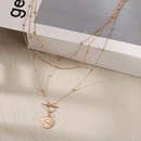 personality creative round bead necklace sweater chain simple retro coin ball necklacepicture10
