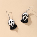 Halloween ear accessories ghost skull earrings exaggerated creativity funny personality earrings ear hookpicture9