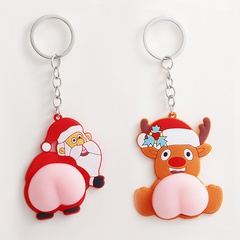 New cartoon butt doll key chain funny toy soft butt bag pendant wholesale