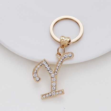 Zinc Alloy Letter Keychain NHAP441351's discount tags