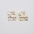exaggerated metal folds gold foil irregular earrings S925 silver needle trendy personality geometric earringspicture14