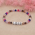 Lettre de style europen et amricain bijoux de mode couleur correspondant bracelet en cristal color en grospicture12
