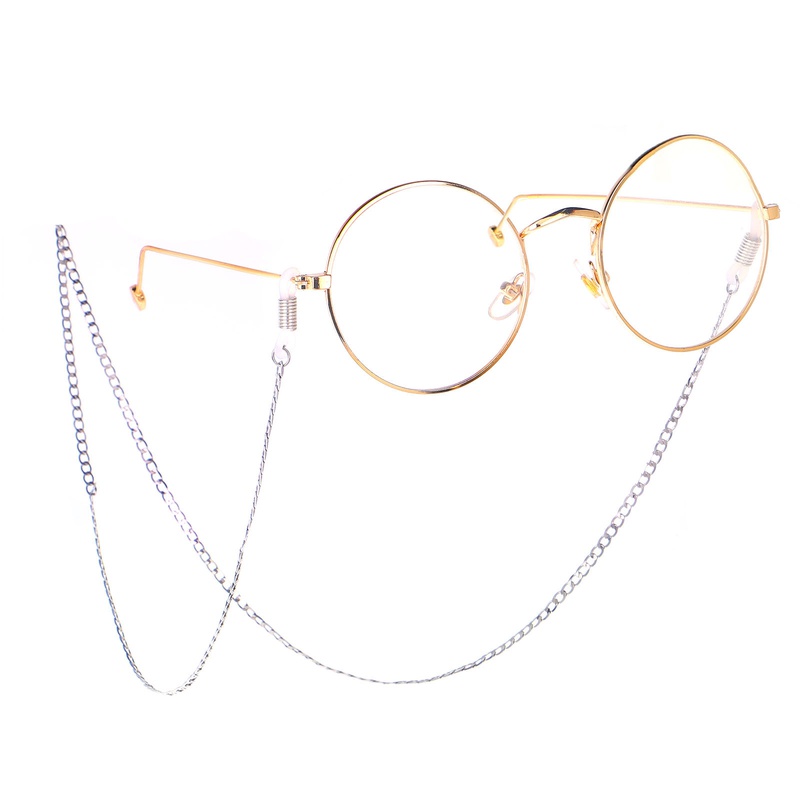 Steel Color Stainless Steel Chain Sun Eyeglasses Chain Sub NonFading Color Retention NonSlip Lanyard Eyeglasses Chain