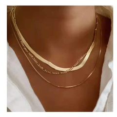 Fashion Jewelry Multilayer Alloy Necklace Snake Chain Necklace