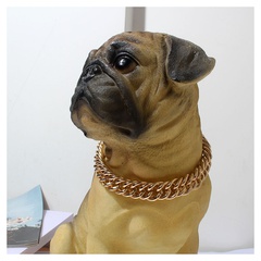 Fadou Dog Mobber Gold kette kleine und mittlere Hunde halsbänder Haustier Halskette Schmuck Accessoires im europäischen und amerikanischen Stil 22570