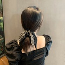 Koreanisches neues Streamer Haarseil Blumenbogen Knoten Kopf Seil Temperament reine Farbe Haarschmuckpicture7