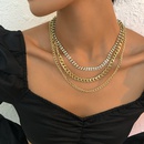 punk style chain necklace personality exaggerated diamond necklace hip hop retro multilayer necklacepicture17