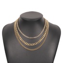 punk style chain necklace personality exaggerated diamond necklace hip hop retro multilayer necklacepicture15