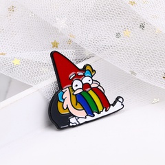 Foreign Trade New Oil Drip Brooch European and American Cartoon Male and Female Brooches Accessories Clothes and Bags Pendant Badge Wholesale