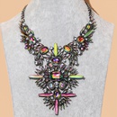 Collier de mode europen et amricain color en alliage diamant collier personnalis bijoux en cristal colorpicture3