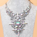 Collier de mode europen et amricain color en alliage diamant collier personnalis bijoux en cristal colorpicture4