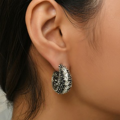 boucles d'oreilles rétro nouveau design de niche tendance boucles d'oreilles personnalisées