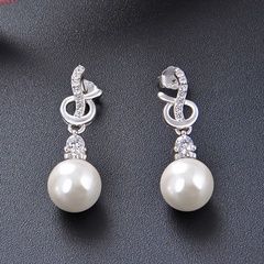 wholesale cross-border new earrings s925 silver simple Korean style temperament fashion earrings