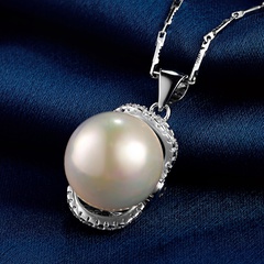 Silver Jewelry Korean Fashion Pearl Necklace Pearl Pendant s925 Silver Jewelry