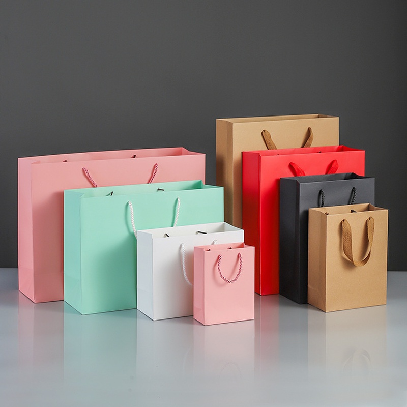 Handbag Kraft Paper Bag Christmas Packaging Gift Bag