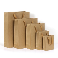 Paper Bag Customized Gift Bag Clothing Bag Shopping Bag Handbag Customized Kraft Paper Bag Customized Spot Printed Logo