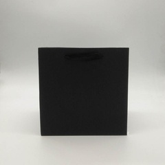 Black Card Handbag Packaging Paper Gift Bag Flower Bag Customization