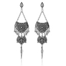 European and American trend long earrings retro bell carved tassels earringspicture15
