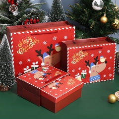 Neue Weihnachts geschenk tasche Elch Schneemann Einkaufstasche Weihnachts geschenk box Heiligabend Souvenir Set Box Spot Großhandel